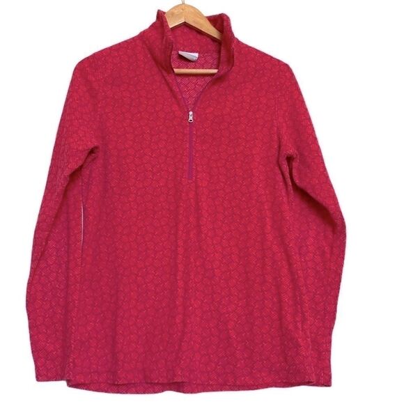 Columbia medium fleece 3/4 zip pullover jacket - Picture 1 of 6